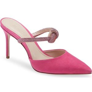 schutz pearl pointed mule